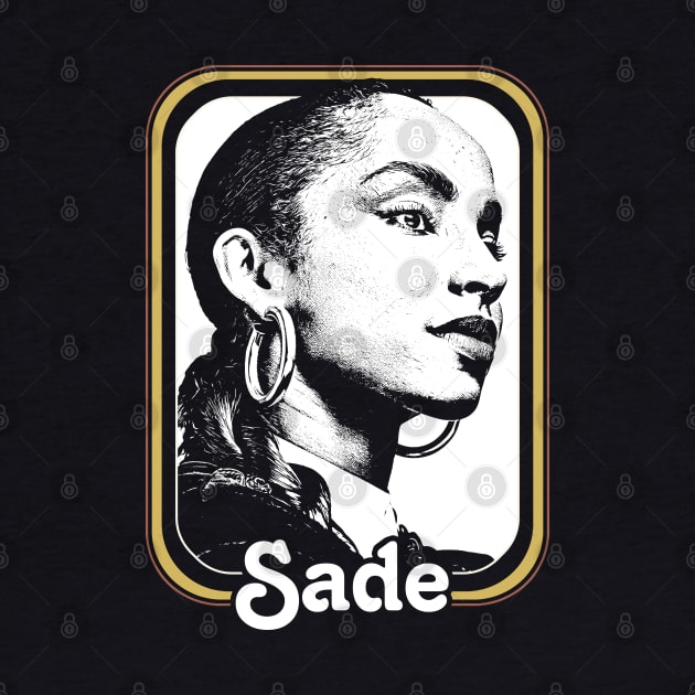 Sade // Retro 80s Style Fan Design by DankFutura